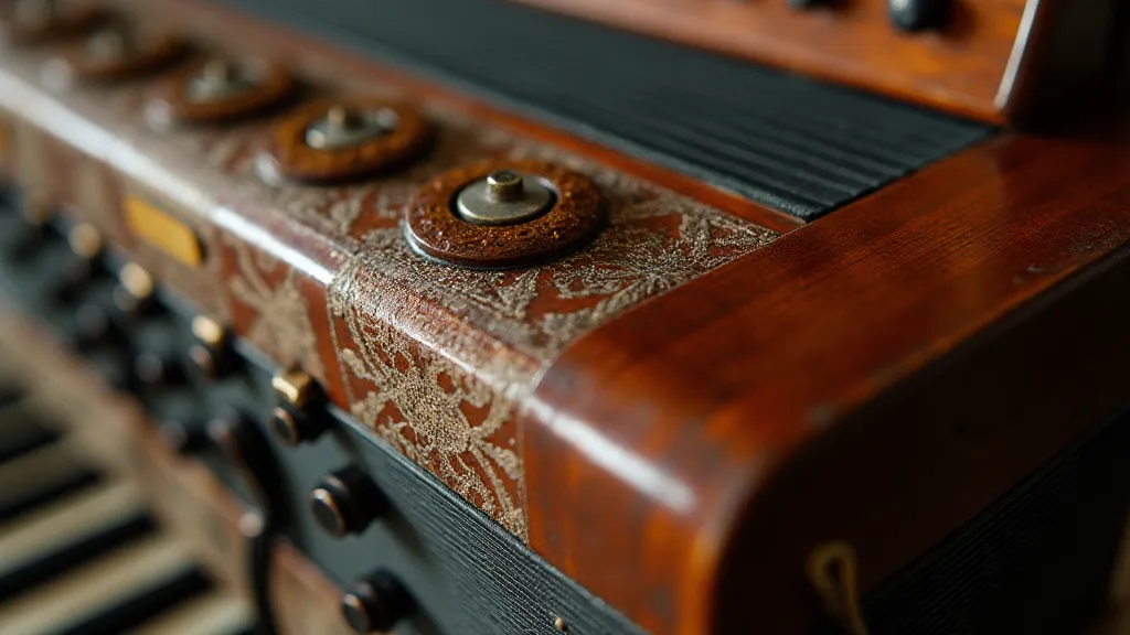 Restored antique accordion