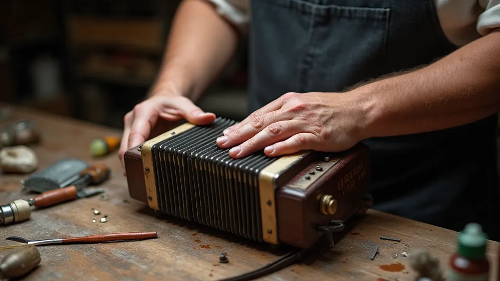Accordion restoration in progress